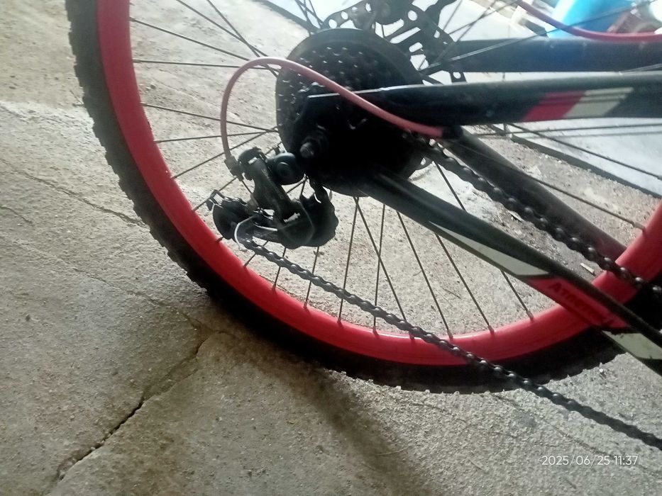 Велосипед на ходу