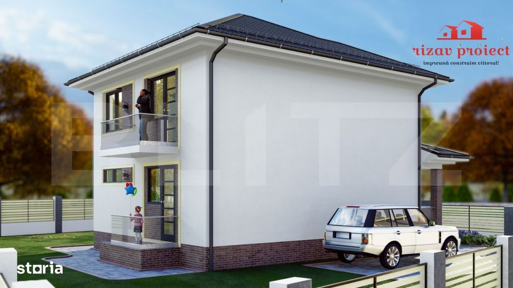 Casa cu 3 dormitoare, teren 500 mp, ideala pentru familie