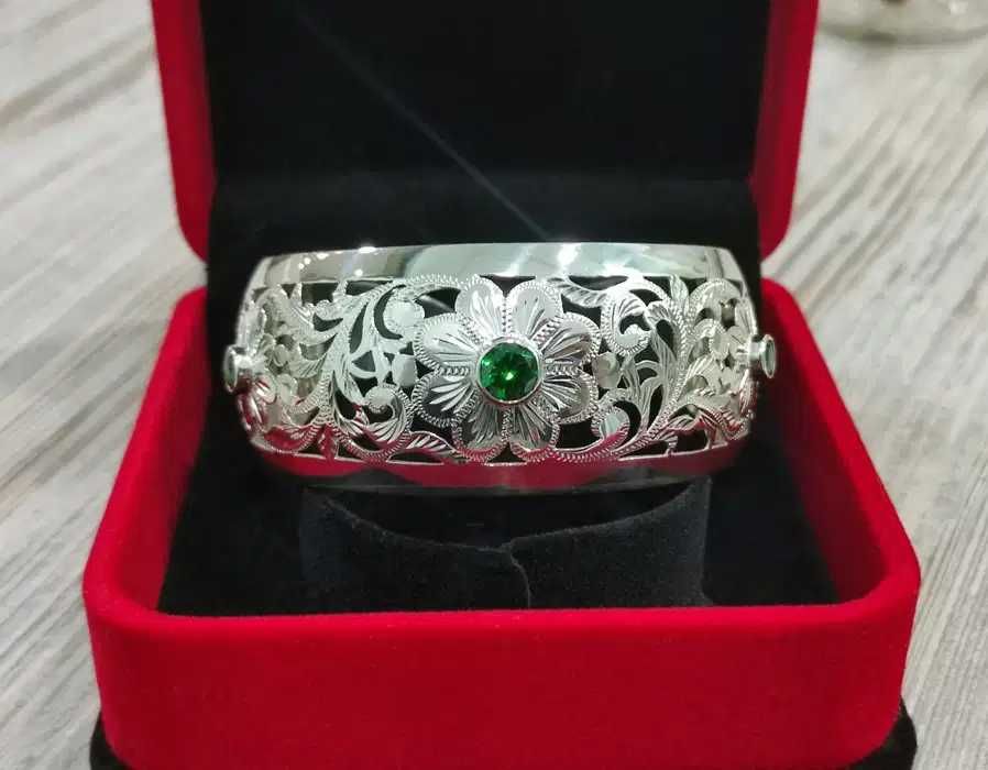 Bilak uzuk braslet, kumush 925