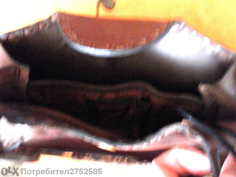 антикварна чанта-от телешка кожа