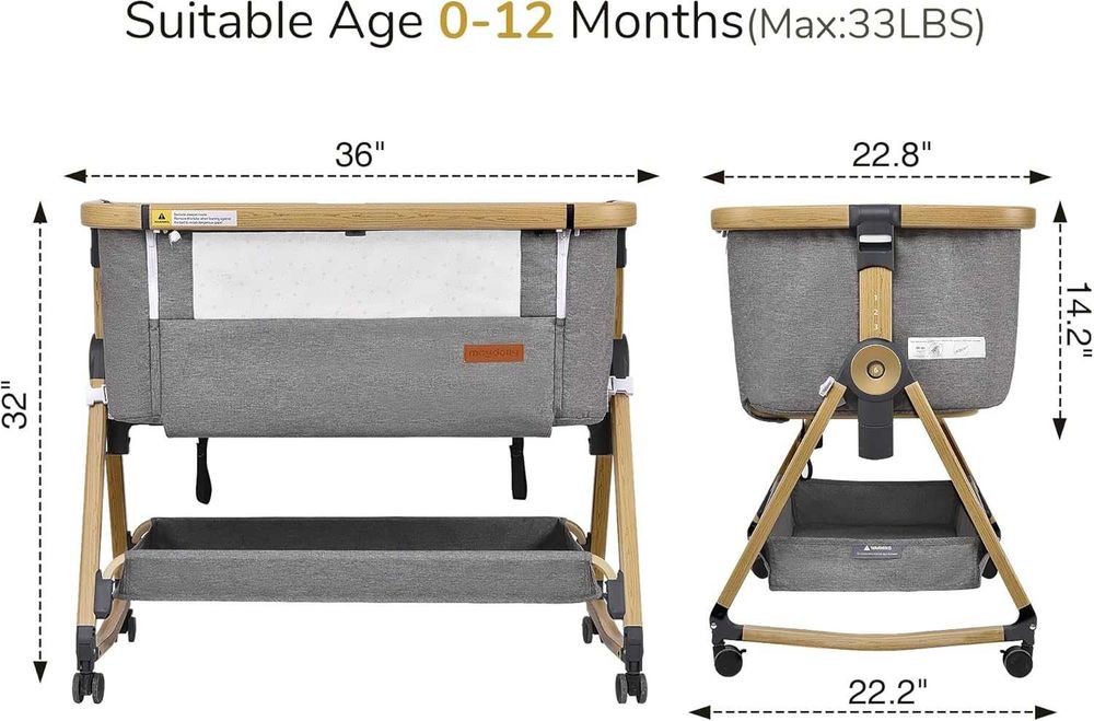 Patut Maydolly co-slepper portabil pentru bebelusi, 3 in 1