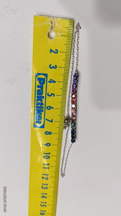 Vind brățară din aur 18kt cu safire multicolorele