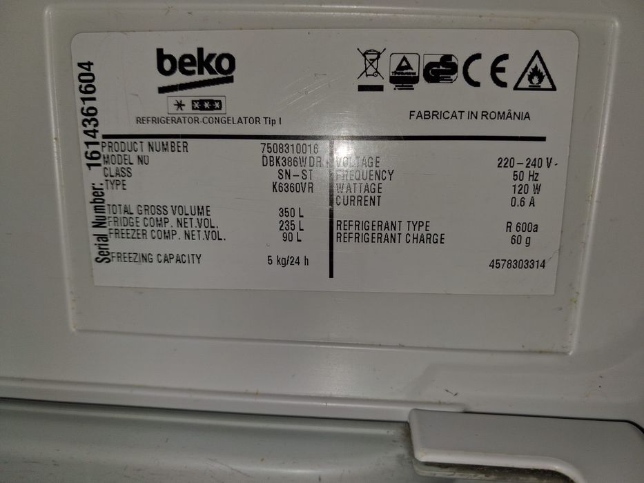 Frigider Beko 750 Lei fără transport