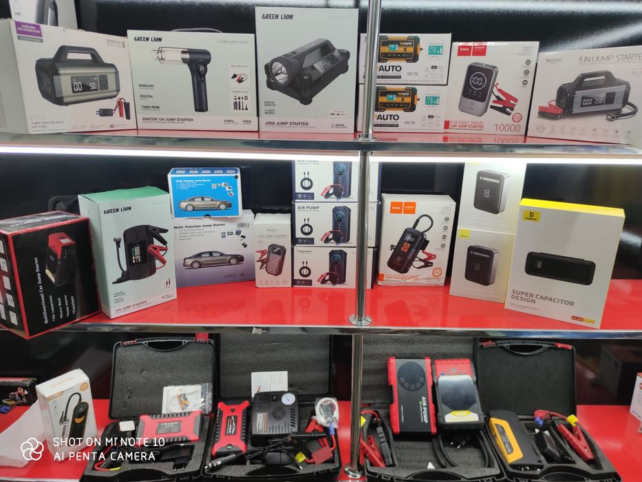 Бустер. зарядное пусковое устройство Jump starter 12.000 mah