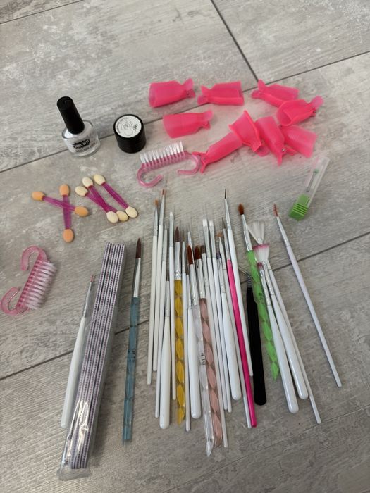 Маникюр гел лак декорации