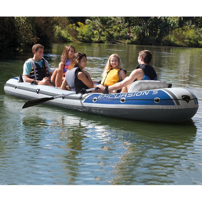 Лодка Intex Excursion 5 Помпа + Гребла