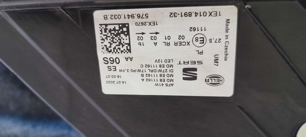 Far dreapta seat ateca