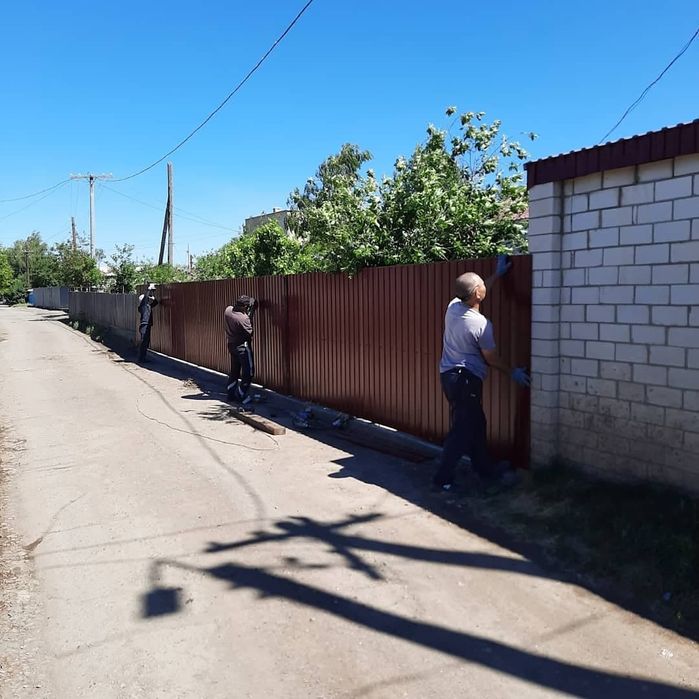 Заборы из профлиста