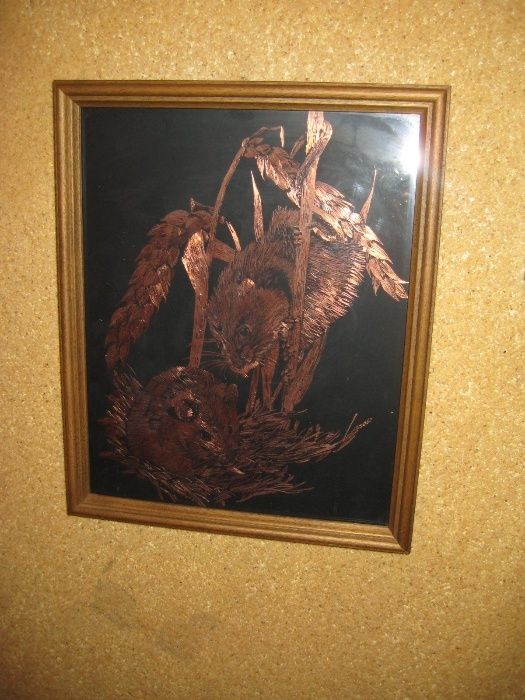 Картини-гравирани медни 2бр-100лв