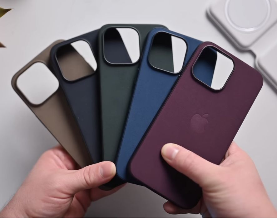 Husa Apple FineWoven Magsafe Iphone 17/17pro/15pro Max/15pro/15/15Plu