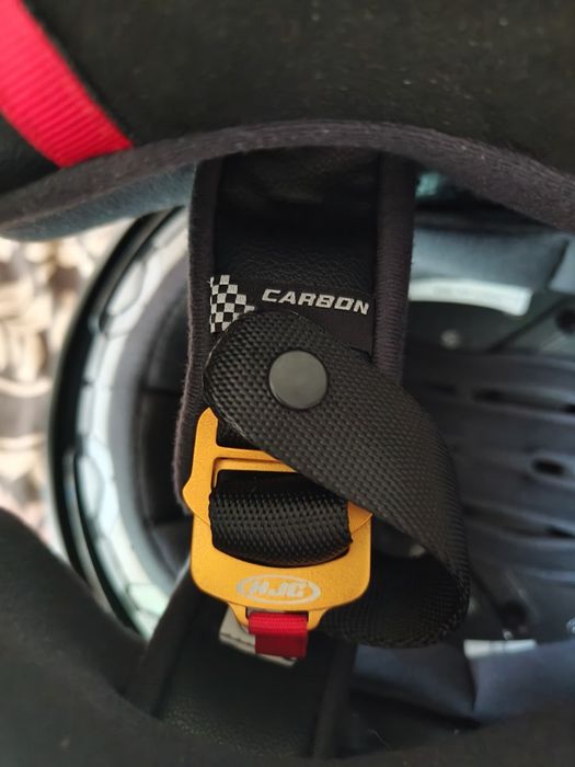 Карбонова каска за мотор HJC F71 Carbon