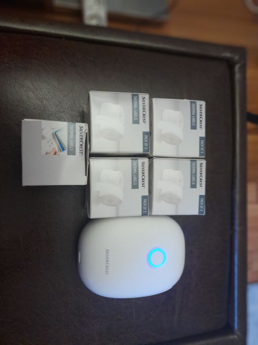 Imprimantă termică Sillercrest Alb/Negru penteu etichete