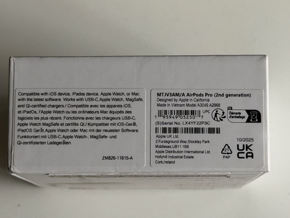 Casti Apple Airpods Pro (2nd Generation) Carcasa MagSafe (USB-C) 2023