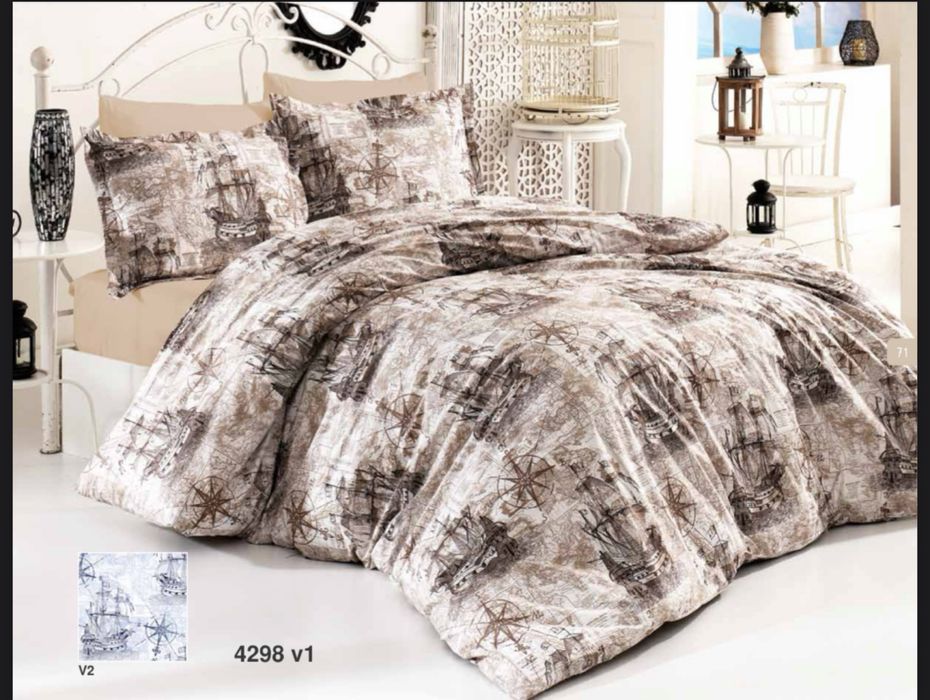 Спални комплекти за спалня с олекотена завивка 100% Памук