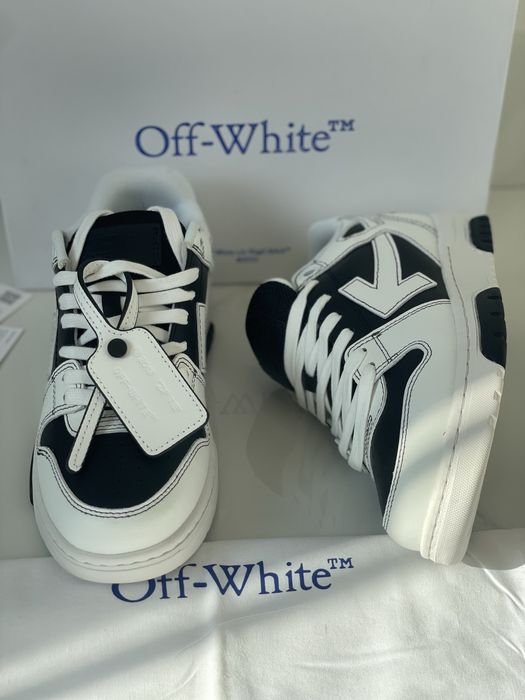 Off White Out Of Office ooo Low Tops Black White Off-White