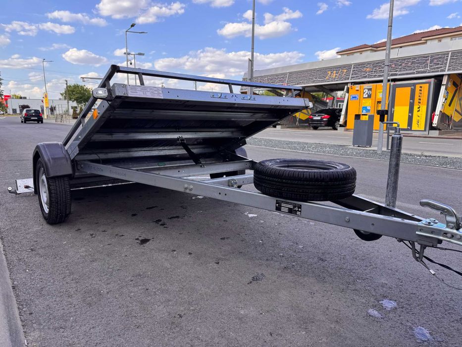 Remorca ATV UTV auto basculabila utilaje 750 kg inmatriculata 256×160