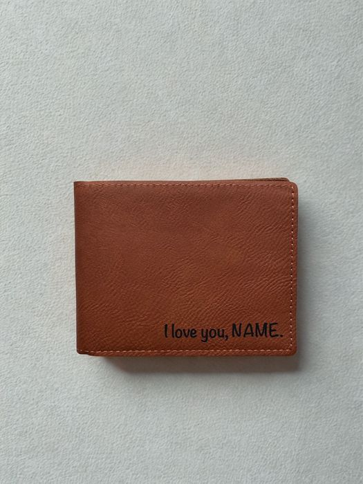 Portofel personalizat cu textul tau