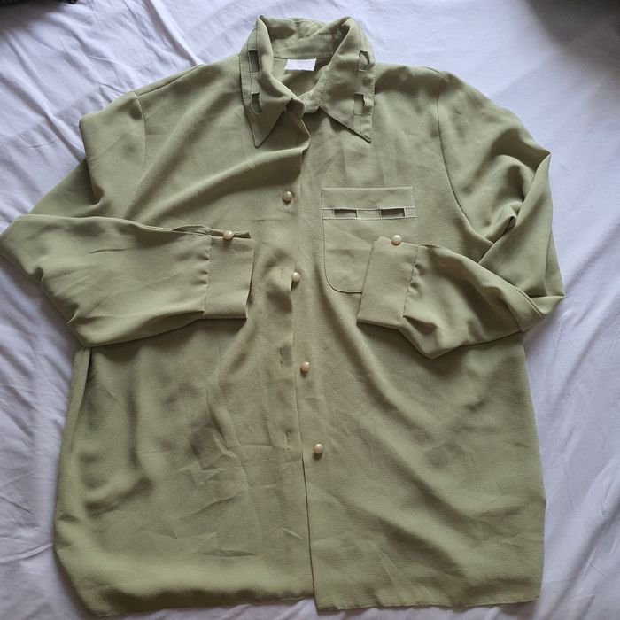 Camasa verde crud vintage