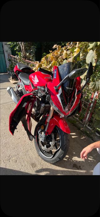 Vand honda cbr 500 accidentet