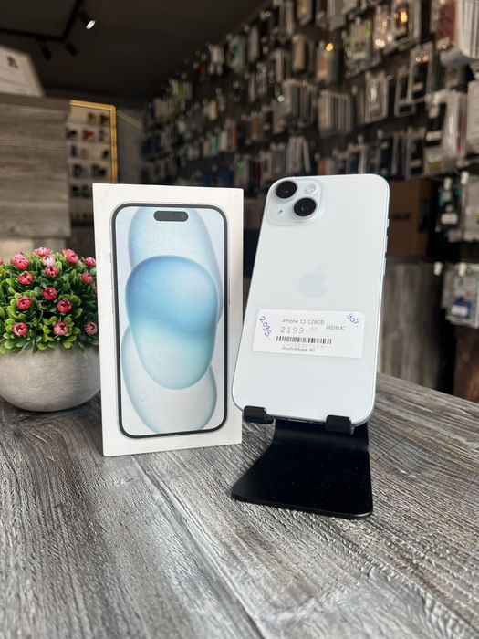 iPhone 15 Blue 128GB 90% - SH 12 Luni Garantie