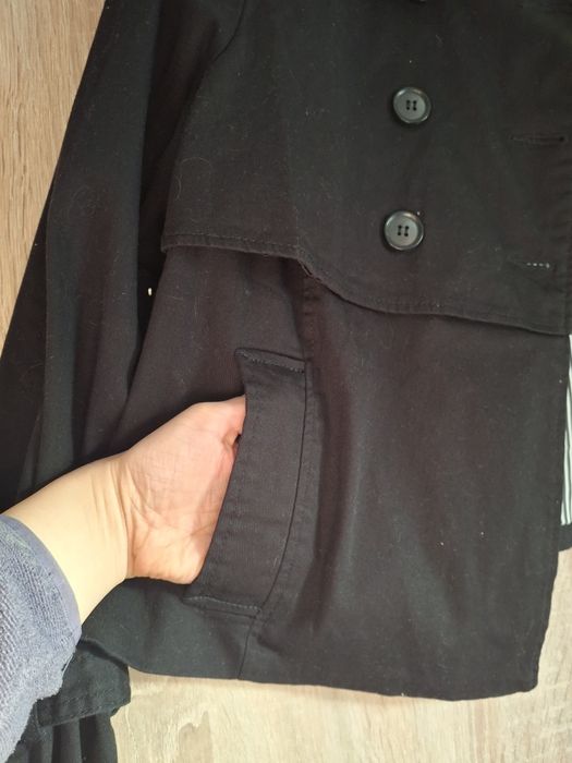 Trench dama negru H&M – mărimea 40