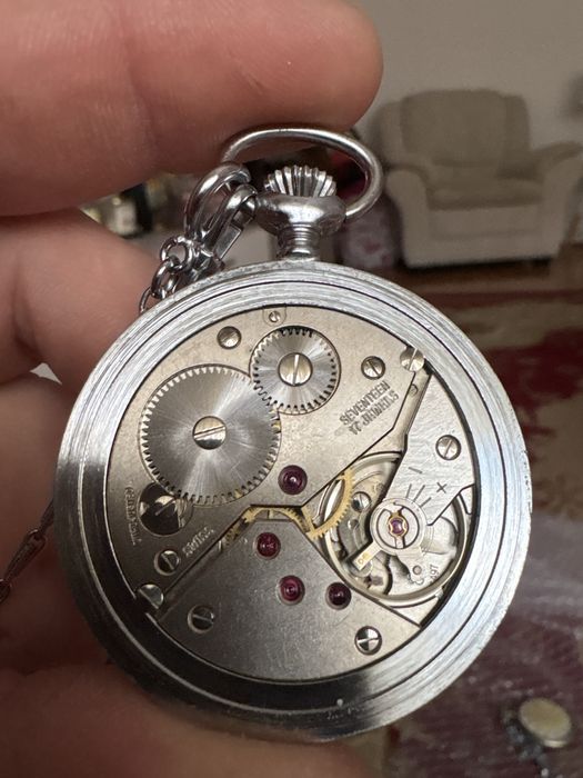 Ceas de buzunar Perseo – mecanic, 17 rubine, Swiss Made