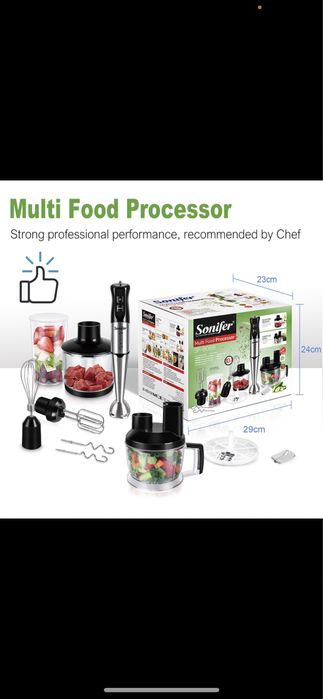 Скидка! 10в1 Блендер погружной mikser Blender, Sonifer 8086 choper