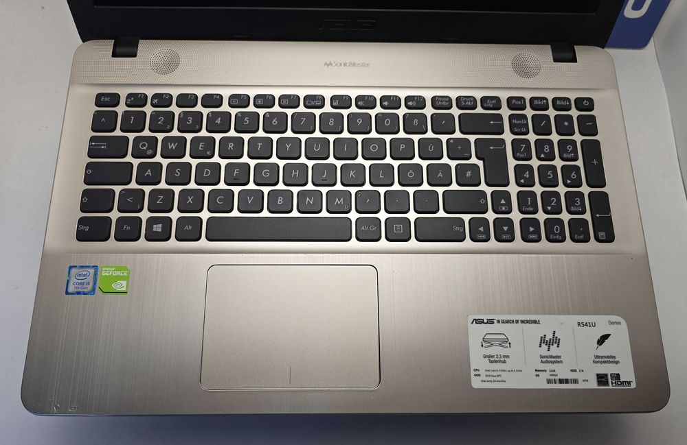 Asus R541U      i5 7200U/12GB/250SSD/Nvidia 920M-2GB/FHD
