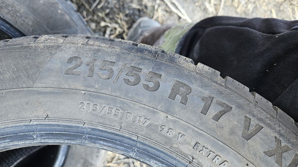 2бр гуми 215 55 17 континентал