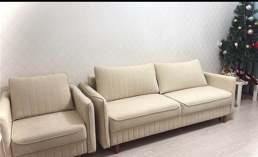 Продам диван и кресло