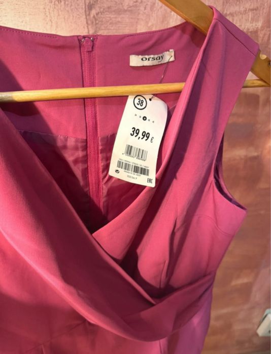 Lot de două rochii elegante pentru birou, bleumarin+roz, Orsay, 38(M)