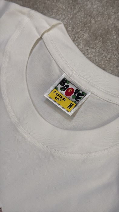 Tricou Bape Burberry Alb