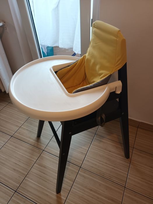 Scaun de copil Ikea de masa inalt pentru copil bebe + protectie moale