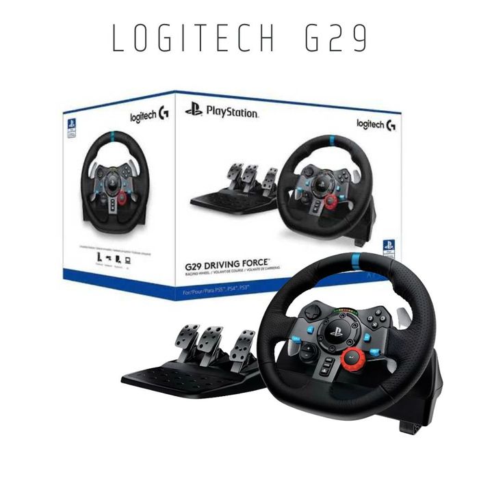 Logitech g29 + коробка передач