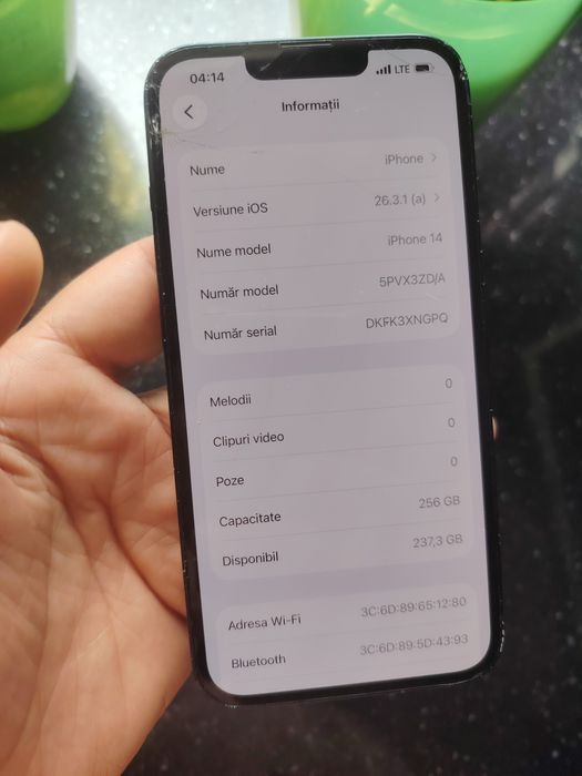 IPhone 14 256GB 5G Display Original Fisurat