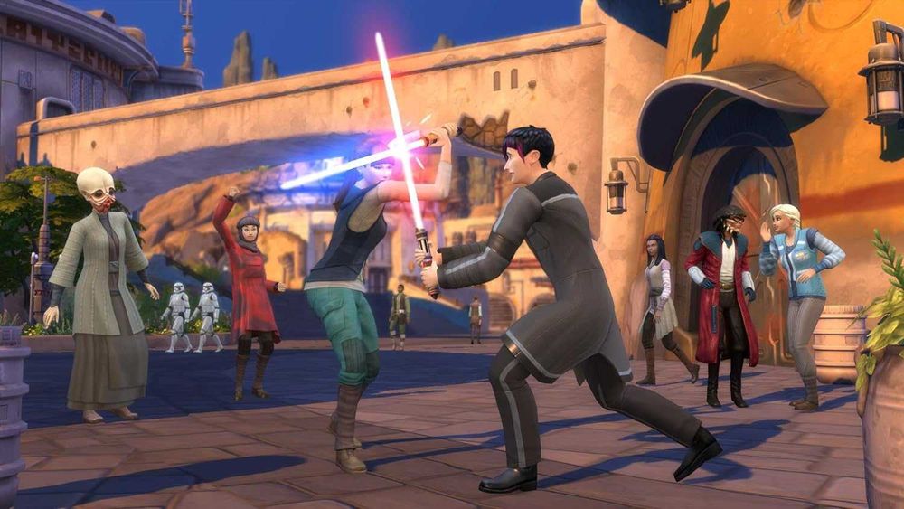 Новый The Sims 4 - Star Wars: Journey to Batuu Bundle PS4/PS5