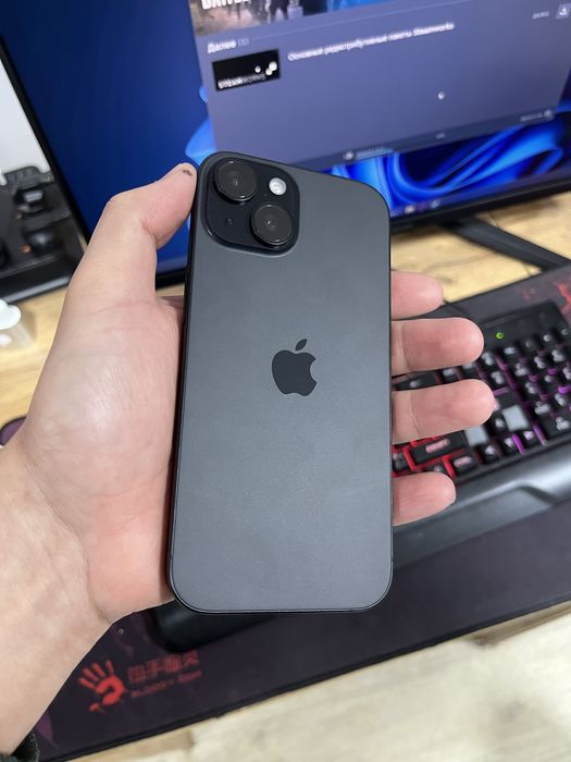 iPhone 15 АКБ: 100%