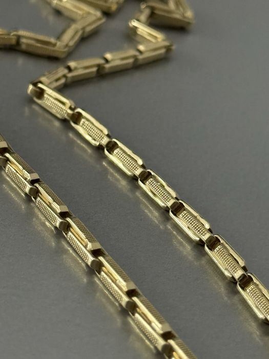 Lant De Aur + Cruce 14K 15,36g