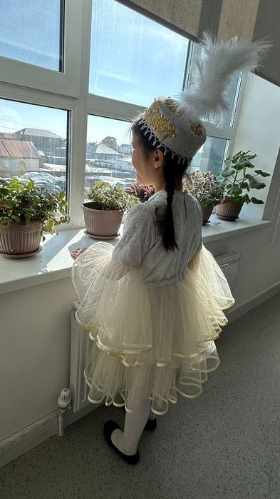 Платье национальное белое