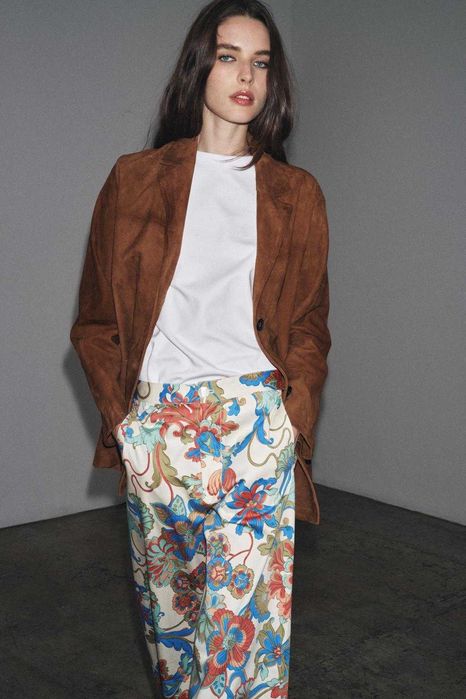 Многоцветни панталони ZARA пролет – лято – есен