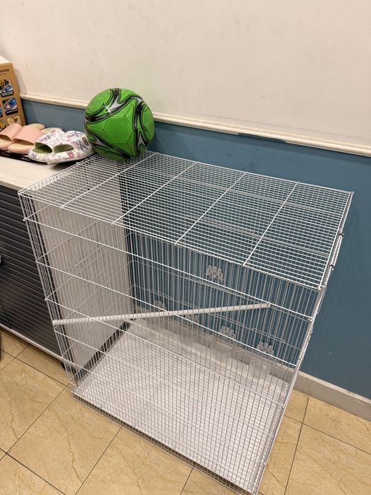 Клетка для птиц болшой почти новый покупали за 600