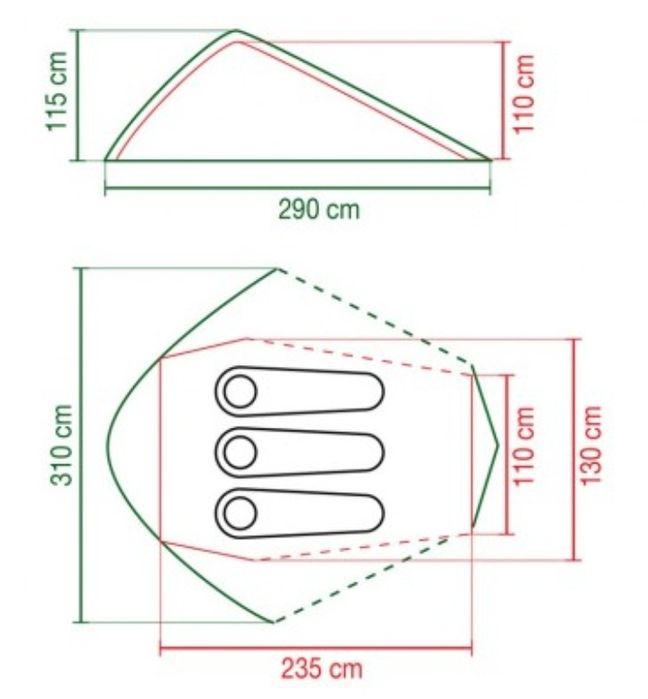 Палатка Coleman aravis 3