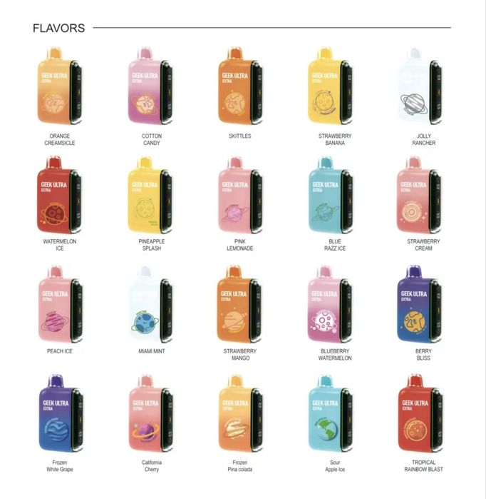 Vape geek bar usa 30.000 puffs gust intens