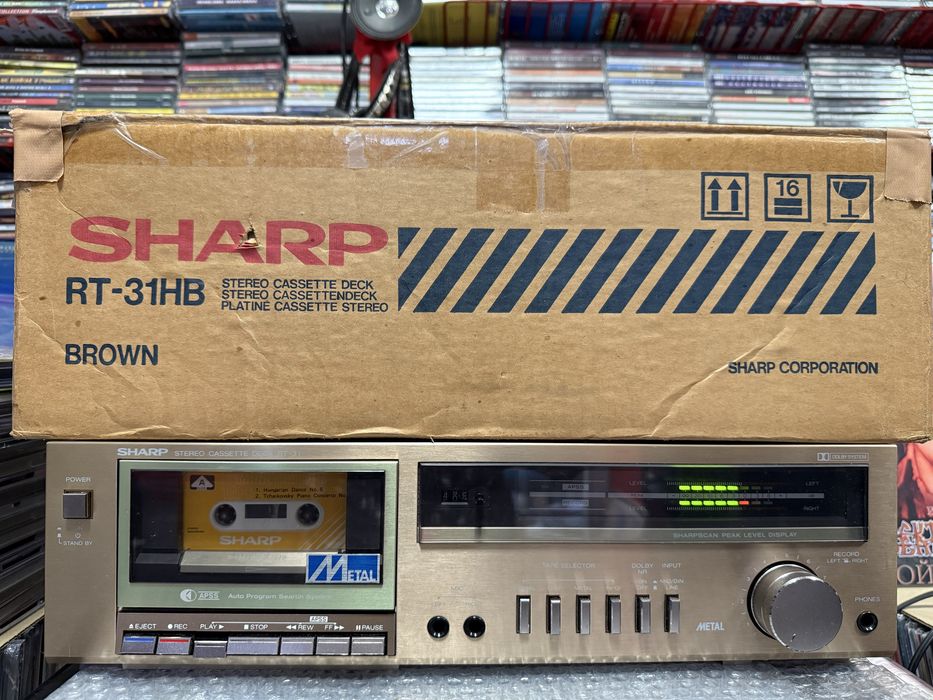 SHARP RT-31HB strreo cassette deck 1981 года!