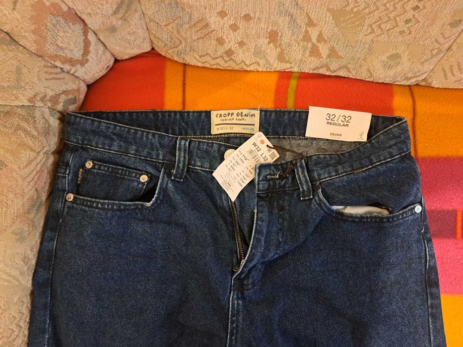 Blugi jeans baggy fit Cropp