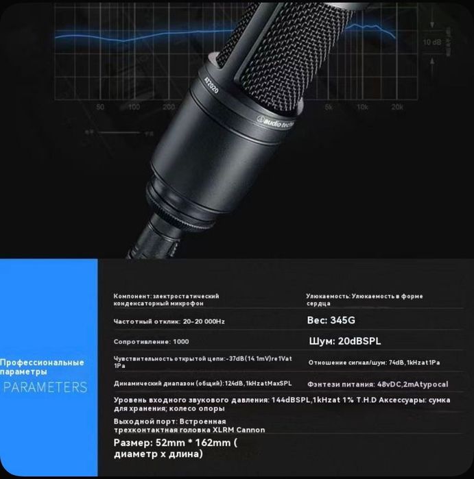 Микрофон Audio-Technica AT2020