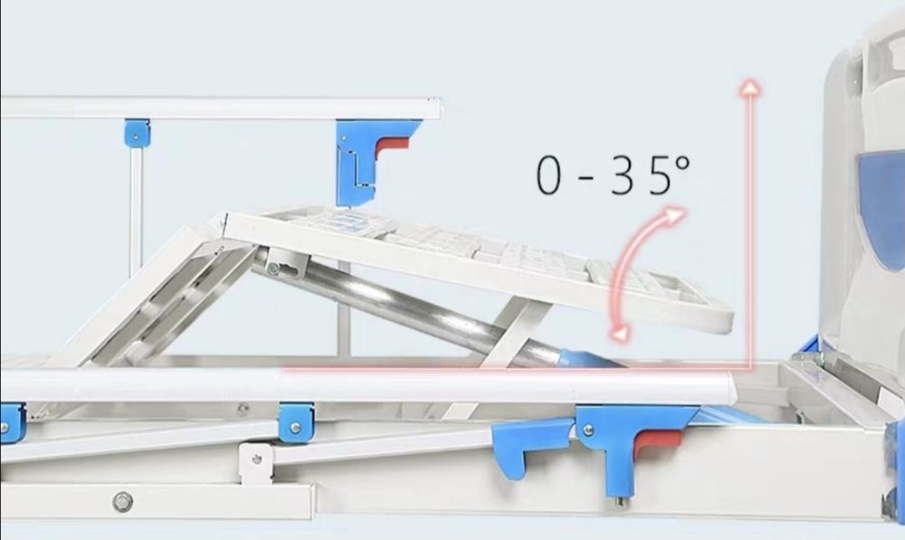 Медицинская кровать функциольная 4 секционная механическим приводом