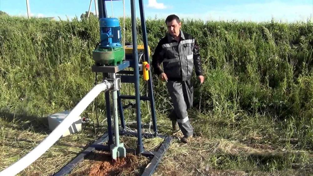 Нова Мобилна сондажна машина Mini50-220V до 50 метра /сонда за вода/