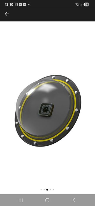 Dome Subacvatic Telesin pentru GoPro Hero 9, 10, 11 si 12, cu diametrul de 15.24cm. - nou