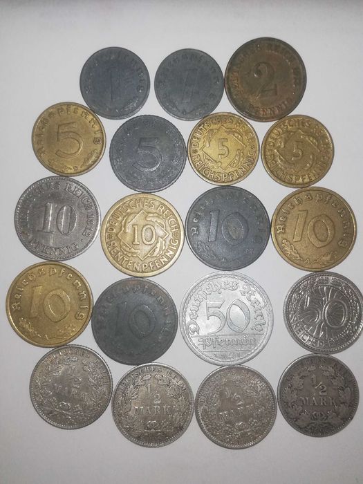 Лот монети Deutsches Reich 1905-1943г